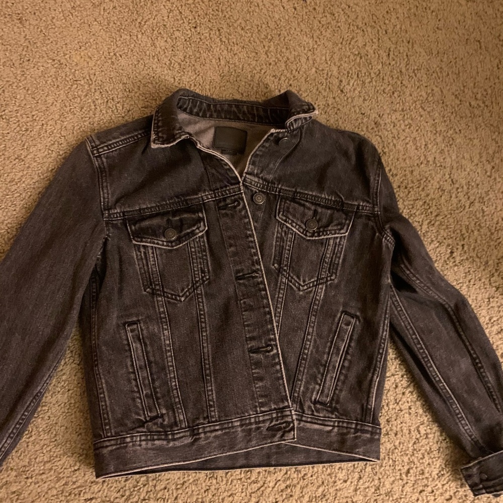 American Eagle black denim jacket